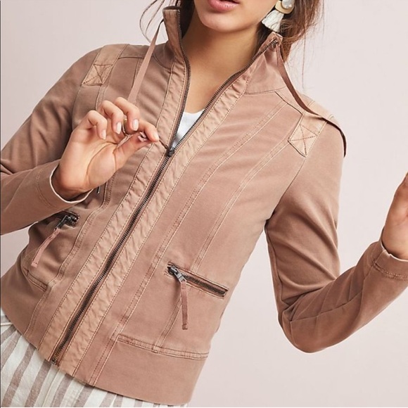 Anthropologie Jackets & Blazers - Anthropology Marrakech Zip utility moto jacket